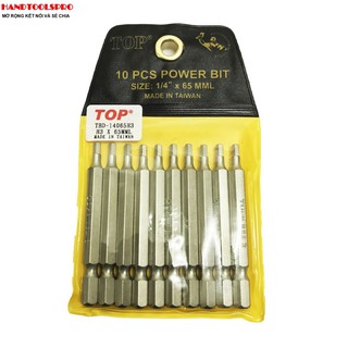 Mũi siết bu lông lục giác 3mm 4mm 5mm 6mm top tbd-14065h3