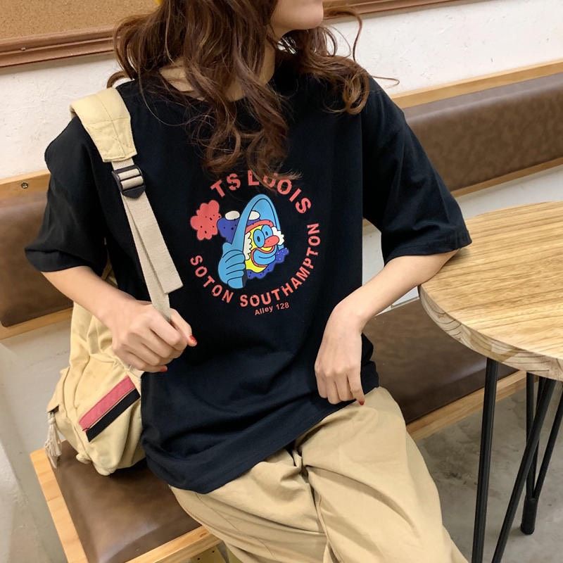 Áo thun tay lỡ unisex chú lun Ts Louis