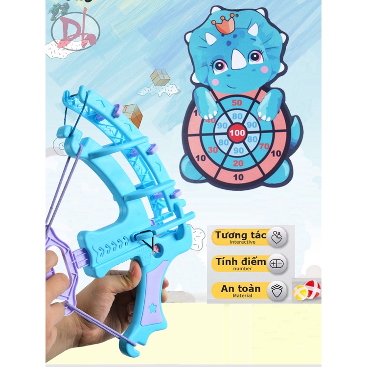 Cung tên bắn bóng gai hình thú vui nhộn cho bé