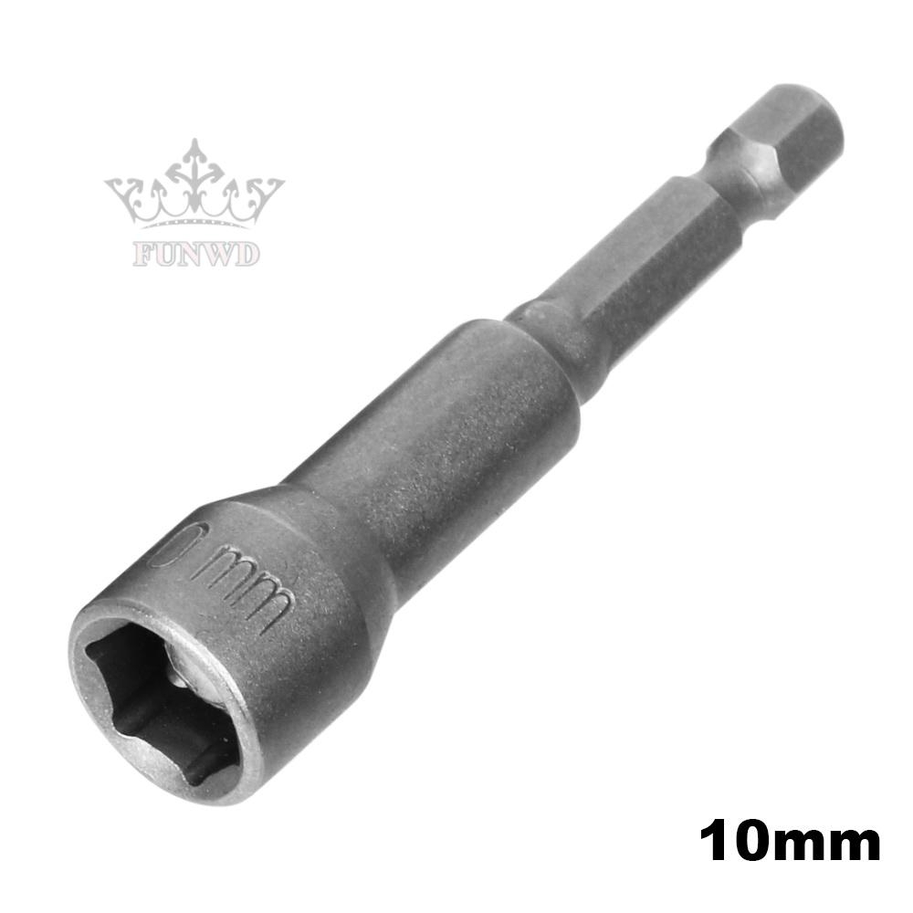 Hex Sockets Uick release Workshop Parts Shank Silver Hexagonal 6-14mm Supply Magnetic Adapter Screwdriver Head