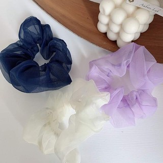💫Chun cột tóc Scrunchies voan lưới