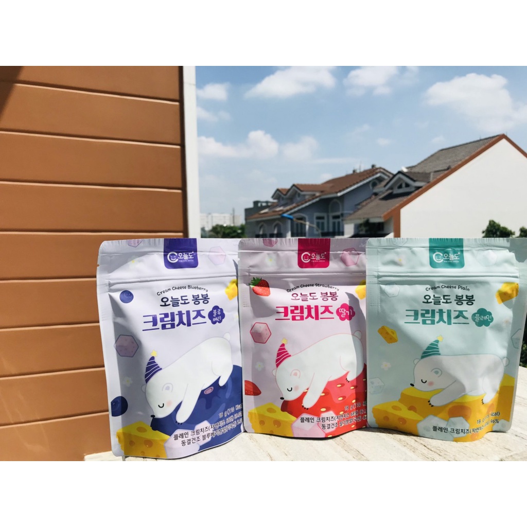 Bánh gạo hữu cơ ăn dặm Bong Bong Hàn Quốc 25g