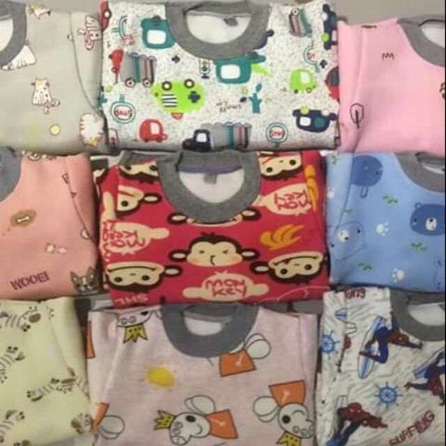 Combo 5 Bộ nỉ bông cho bé