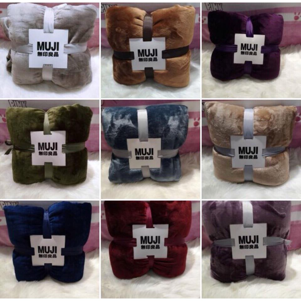 Chăn lông tuyết Muji siêu mềm mịn 2m x 2m2,chăn lông thỏ blanket cao cấp