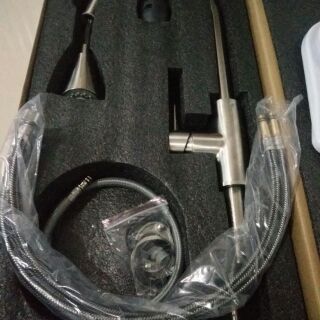 Vòi chén rút 304 nóng lạnh