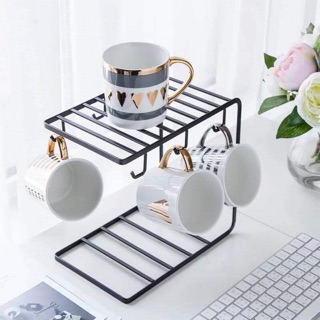 Bộ giá treo cốc kim loại