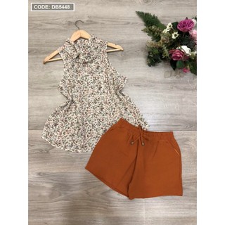 Set bộ đùi in hoa cột nơ