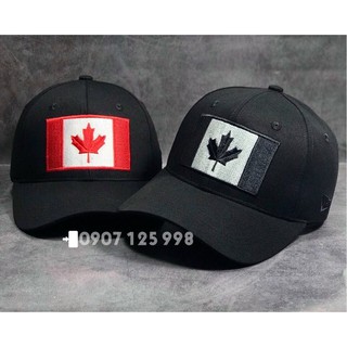 Nón kết logo cờ CANADA, nón thể thao.