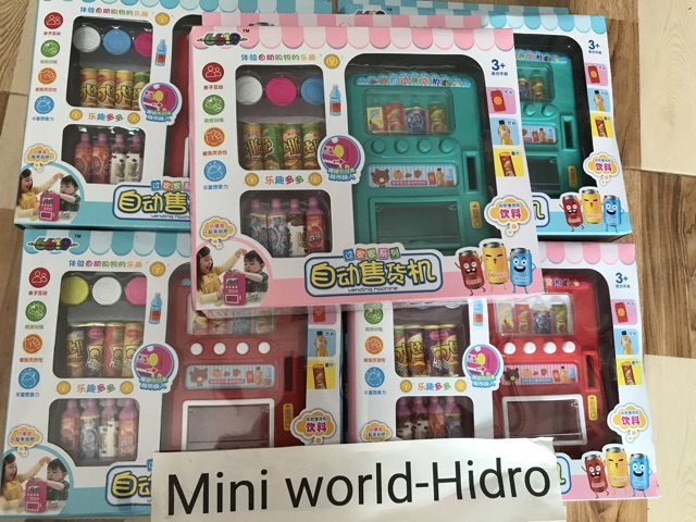 Đồ chơi máy bán nước tự động. không cần dùng pin.