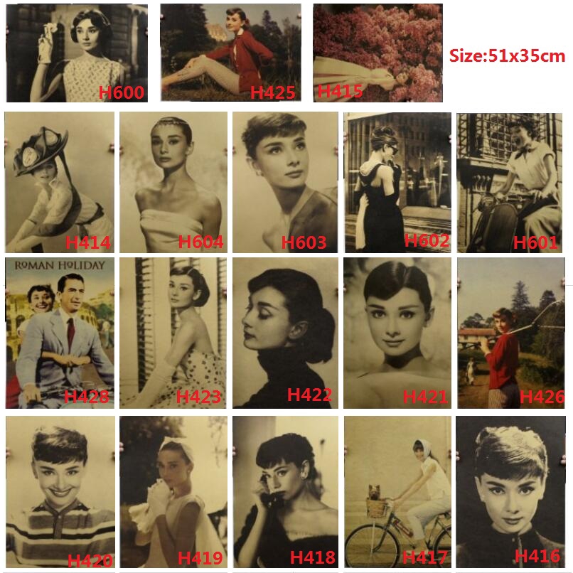 Poster Phim Phaim Audrey Hepburn 51x35cm