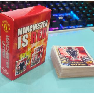 Set 44 thẻ Match Attax size poca Manchester United 1999