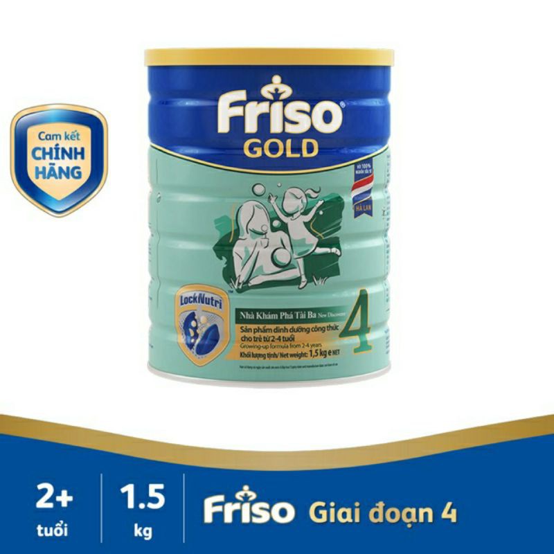 Sữa Friso Gold 4 1.5kg (DATE mới, mẫu mới)