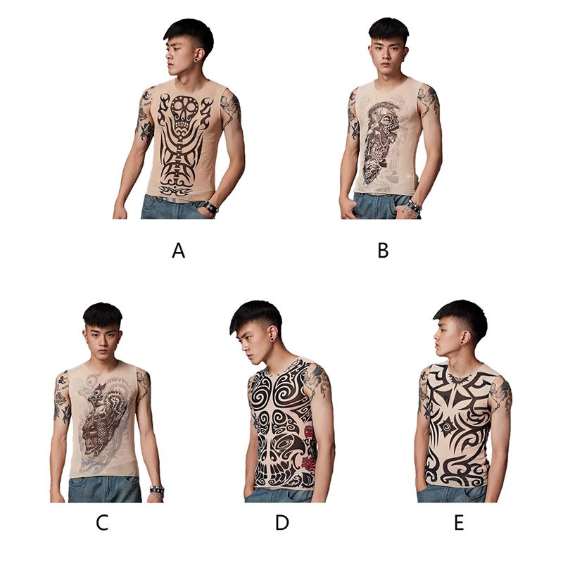 Áo ba lỗ nam dạng hình xăm