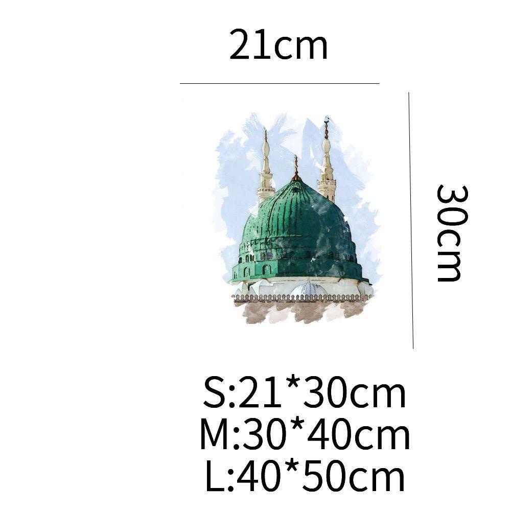 Tranh Vải Canvas Treo Tường Trang Trí Phong Cách Hồi Giáo Độc Đáo