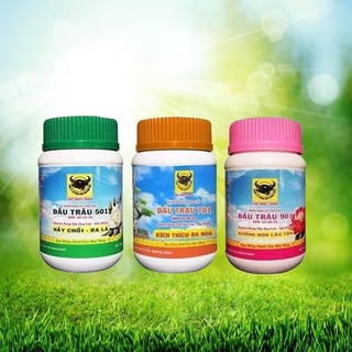Combo 3 lọ phân bón lá NPK hiệu Đầu Trâu 501 701 901 chăm sóc lan và cây cảnh toàn diện