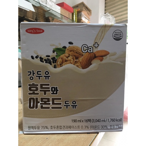 Sữa Óc chó hạnh nhân đậu đen Hàn Quốc