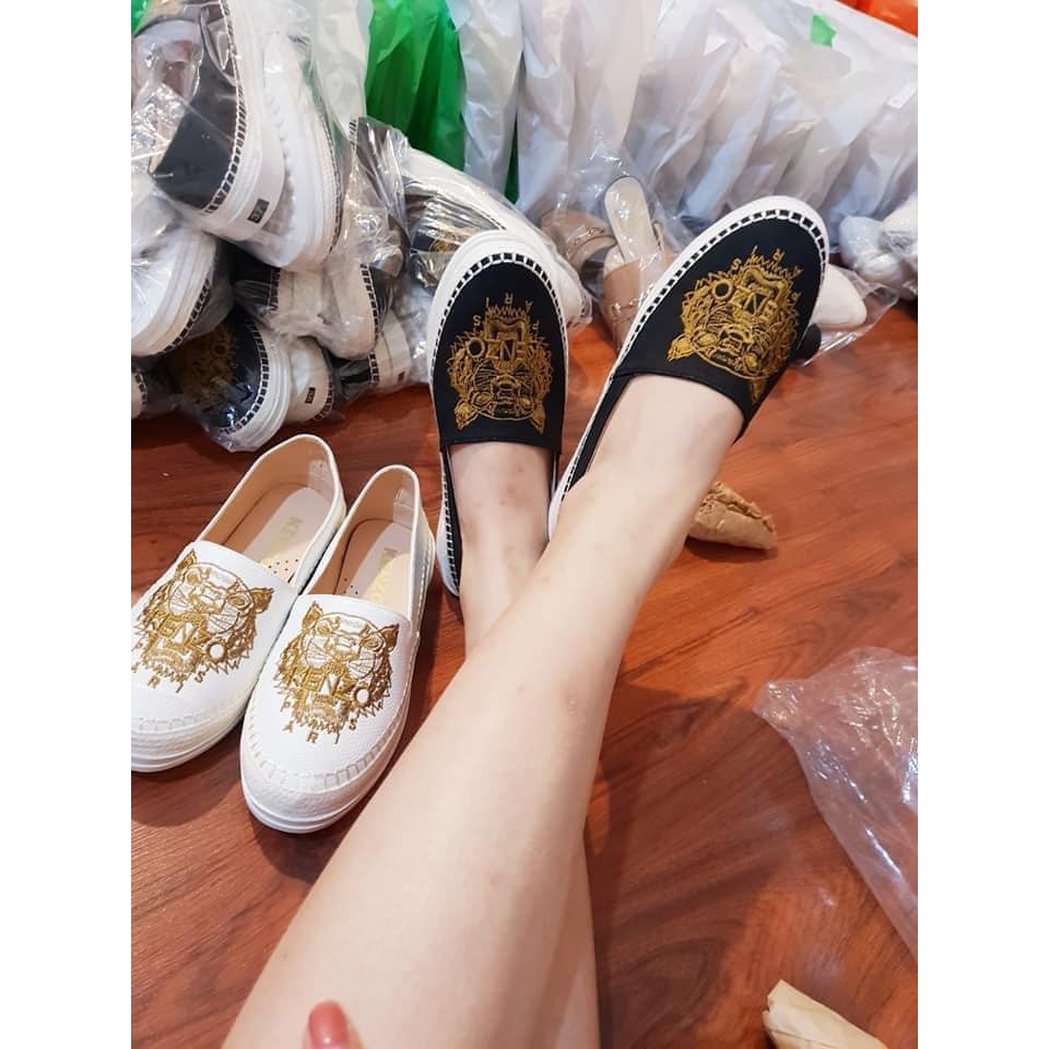 BÁN SỈ GIÀY ĐẾ BỆT THÊU CHỮ KENZO CHO NỮ | BigBuy360 - bigbuy360.vn