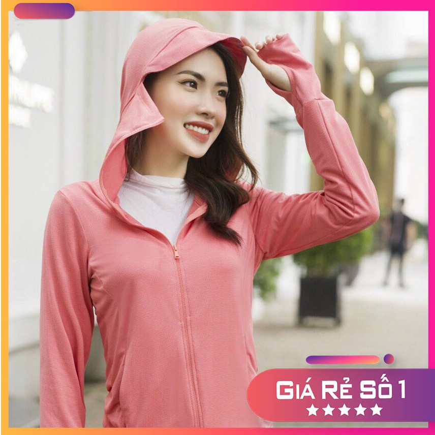 Áo chống nắng nữ thông hơi mát mềm - Túi zip cao cấp chất vải kim cương loại 1 | BigBuy360 - bigbuy360.vn
