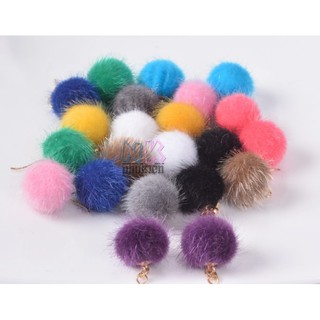 Hạt bông lông chuột kích thước 16mm làm handmade