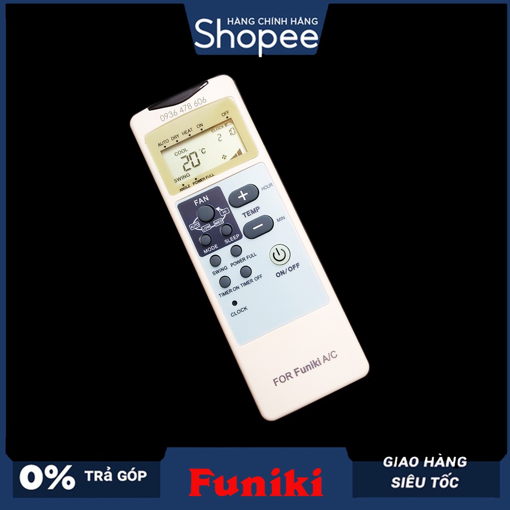 Điều khiển điều hòa Funiki 2 chiều