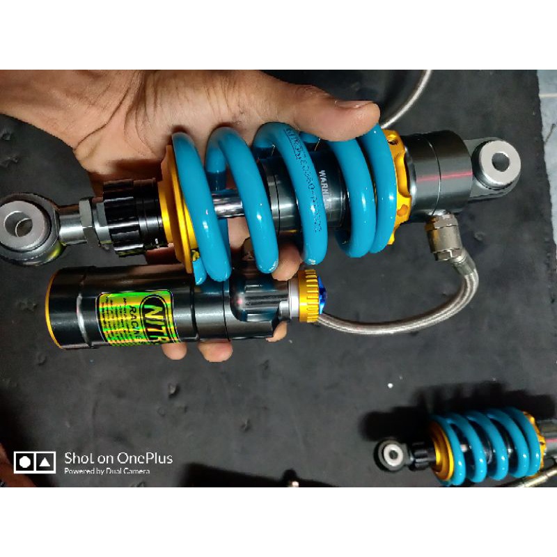 Phuộc Nitron Lông đền vàng bình dầu 205mm 210mm 230mm 285mm gắn Exciter 2010 ex135 ex150 ex 155 Winner x v1 Raider Fi