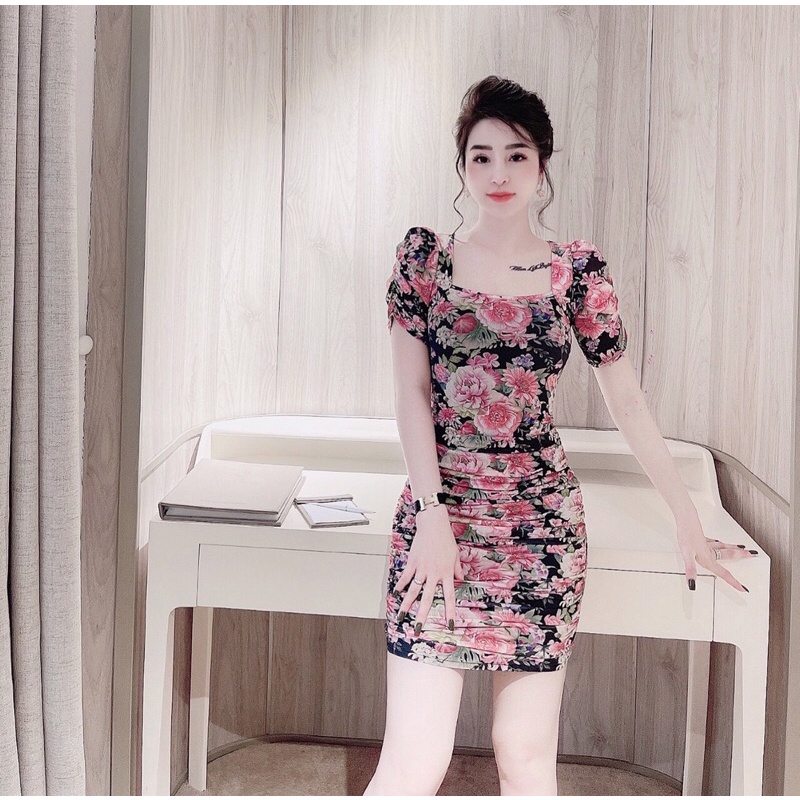 Body hoa nhún siêu đẹp siêu sang, tôn dáng chân dài miên man nhé nàng 😘