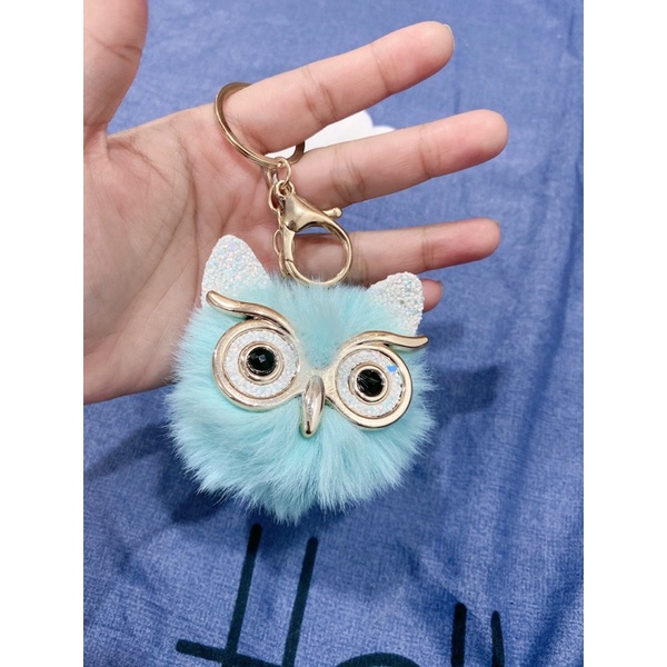 CHARM cú treo túi xách, Móc treo túi xách trang trí