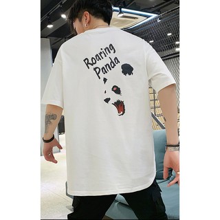 Áo thun tay lỡ unisex panda sales off toàn shop