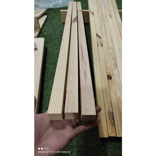 tổng 1 nan gỗ thông vuông 1,2cm/1,7cm/2cm/2,7cm x Dài 60/80/100/120cm