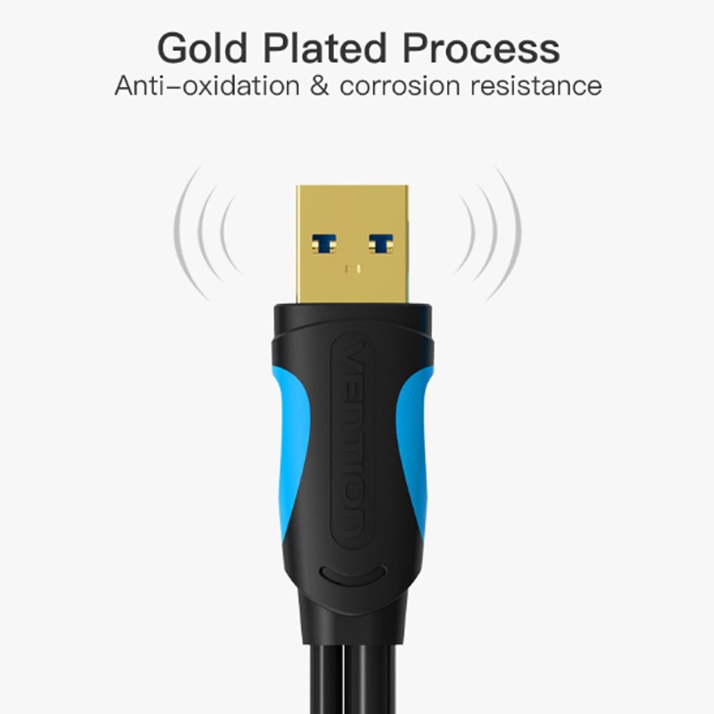 Dây cáp USB 3.0, cáp chữ Y Micro B dùng đọc ổ cứng di động Vention - 0.5M