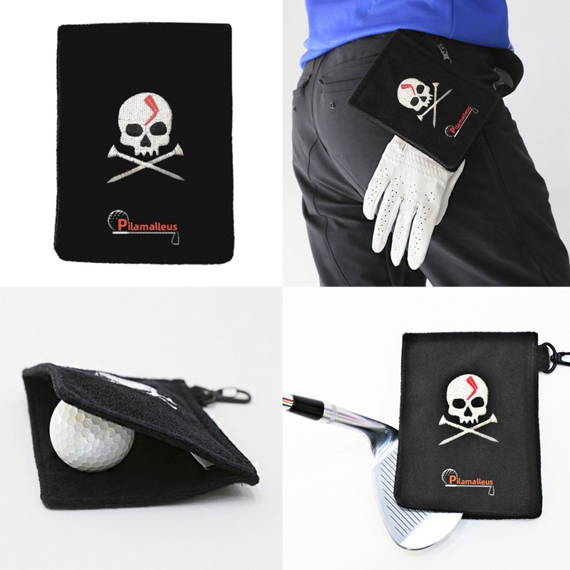 Khăn Lau Gậy Đánh Golf Mini Bằng Polyester &amp; Nam Châm