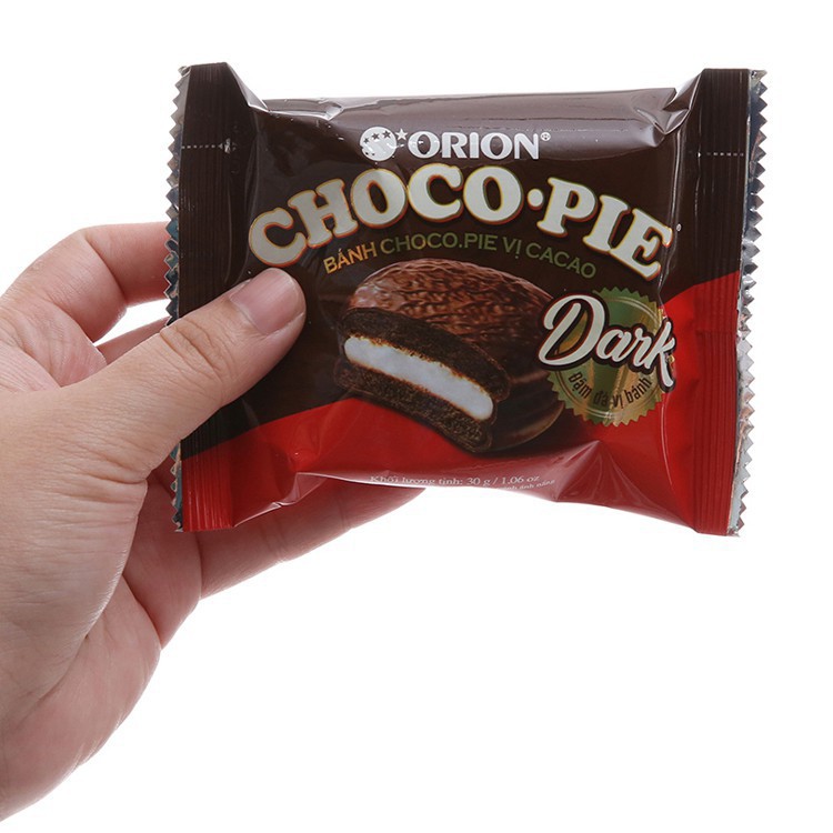 Bánh Chocopie / Chocopie Dark / Chocopie Đào / Chocopie Sữa Chua Orion 12 Cái 396gr