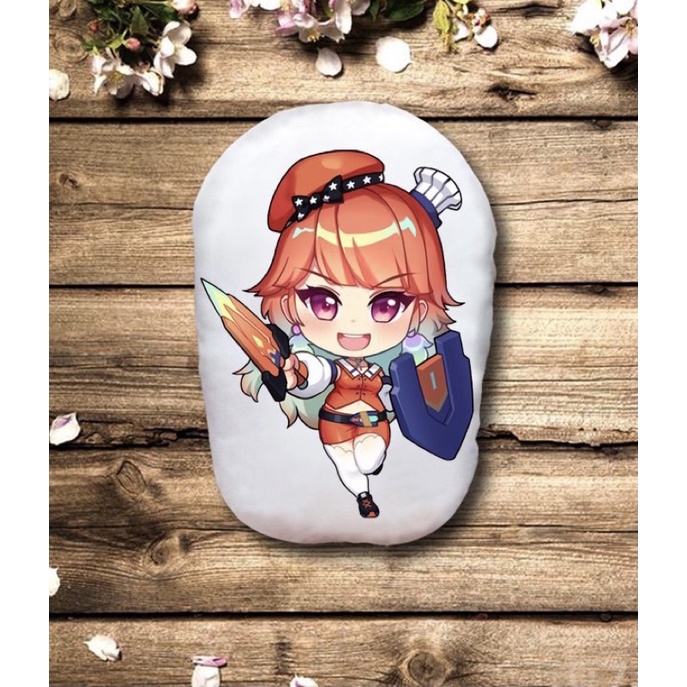Gấu bông Kiara 2 mặt ảnh/ Gối ôm anime Kiara