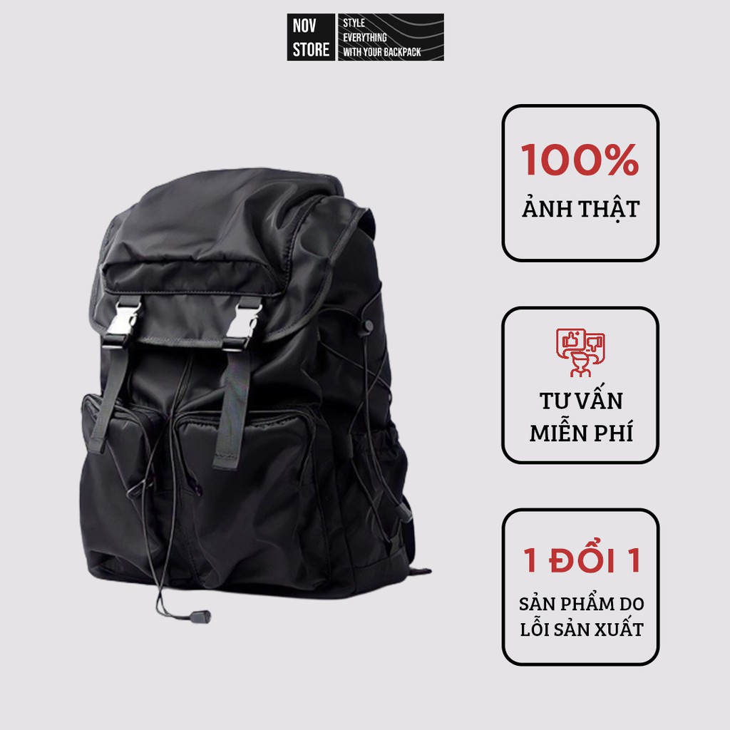 Balo vải dù size to chống thấm nước - novstore