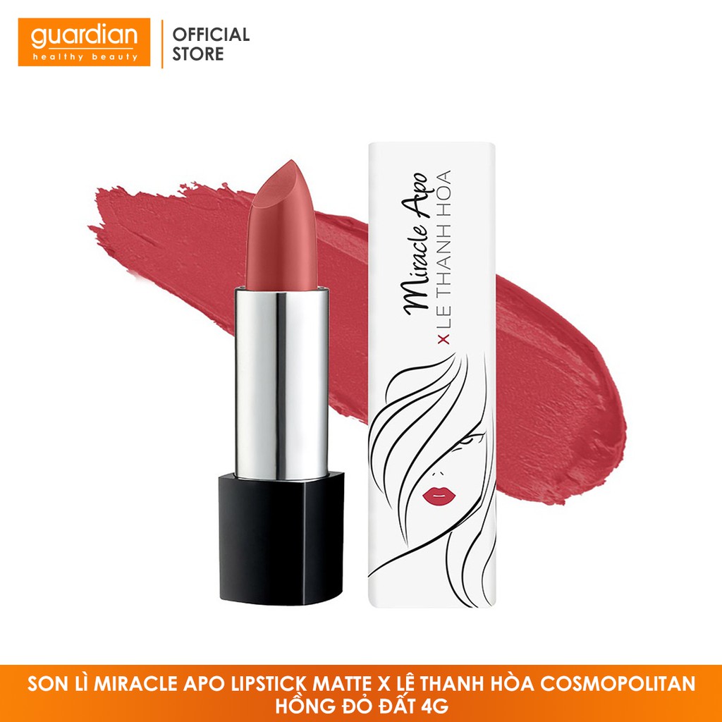 Son lì Miracle Apo Lipstick Matte x Lê Thanh Hòa Cosmopolitan - Hồng đỏ đất 4g