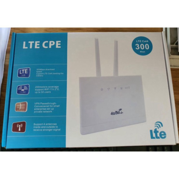 BỘ PHÁT WIFI TỪ SIM 4G/5G CPE _ RS980 Hỗ trợ 3 cổng Lan 1 cổng Wan