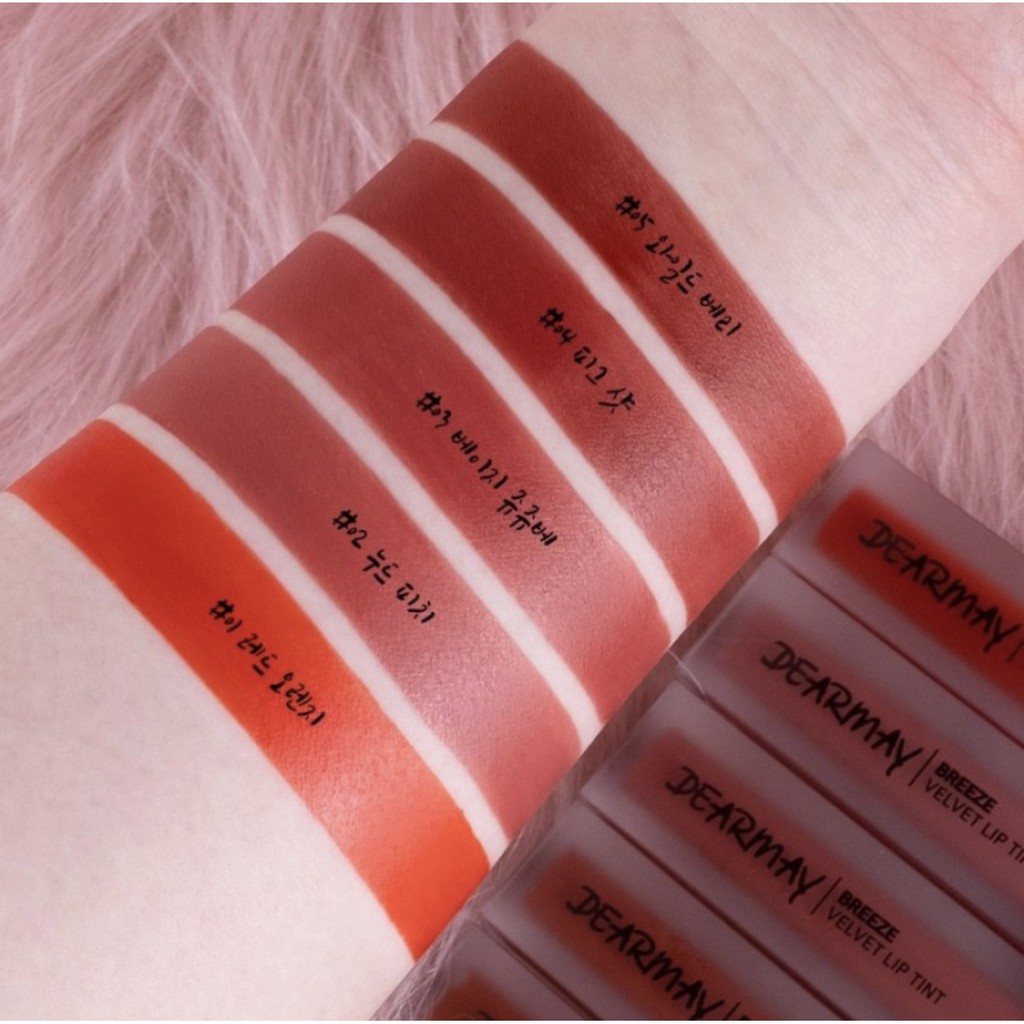 (Mẫu mới) Son DEARMAY California Cherry Velvet Tint 4.4g | BigBuy360 - bigbuy360.vn