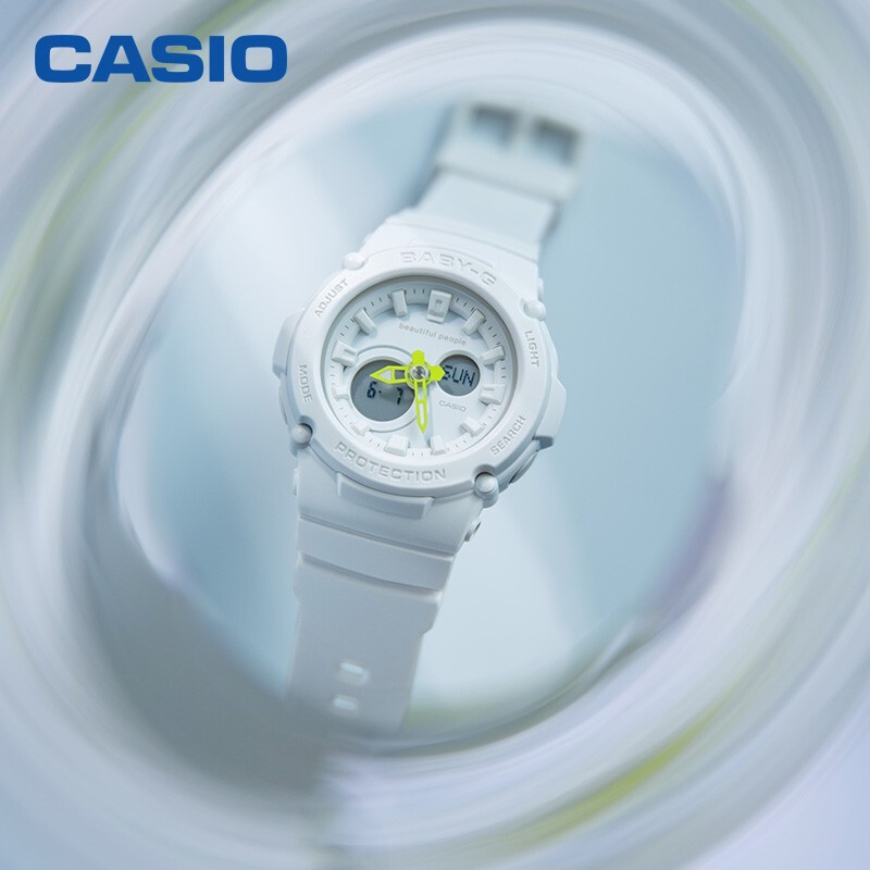 Đồng hồ nữ dây nhựa Casio Baby-G chính hãng Anh Khuê BGA-270BP-7ADR
