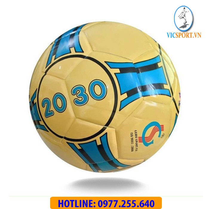 (Tặng kèm lưới+kim bơm) Quả bóng đá, bóng Nhân Tạo 2030, Futsal đủ màu, bền bỉ, chất lượng cao, chính hãng - Vicsport