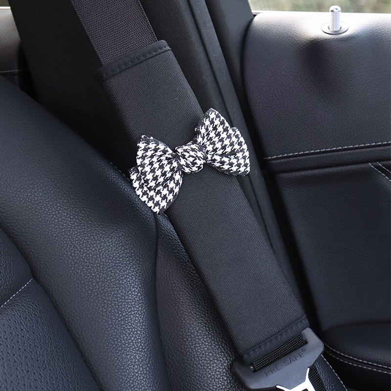 Bộ Vỏ Bọc Dây Đai An Toàn Họa Tiết Hoạt Hình Dễ Thương Trang Trí Nội Thất Xe Hơi