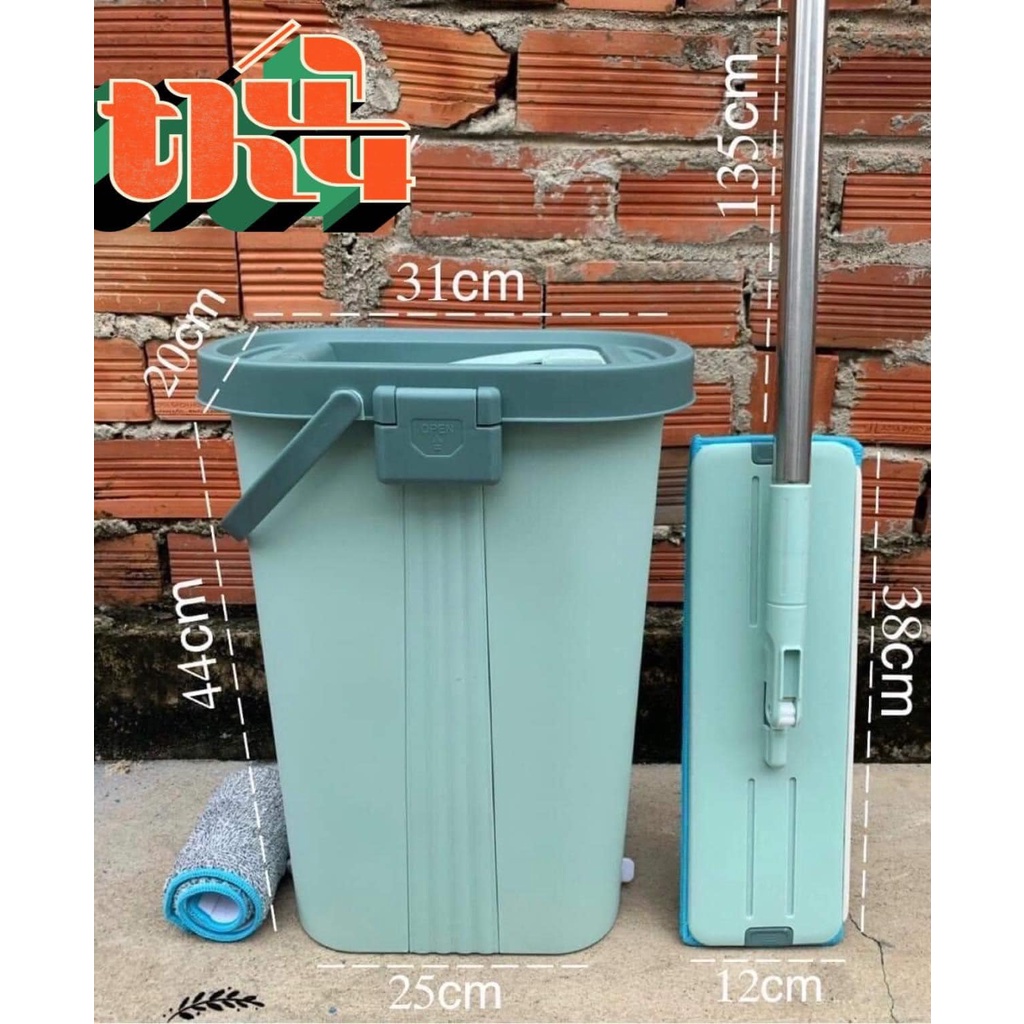 Bộ lau nhà tự vắt