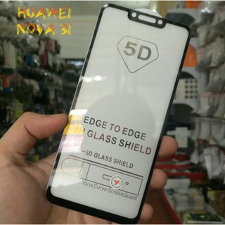 Kính Cường Lực 5D Huawei nova 3i Keo Toàn Màn Hình