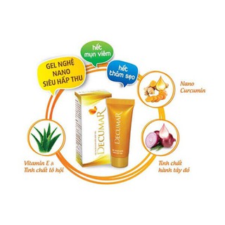 Gel nghệ Decumar - hết mụn, hết thâm, hết sẹo