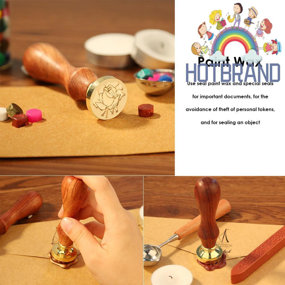 Bộ 100 Con Dấu Sáp Hình Bát Giác Cổ Điển