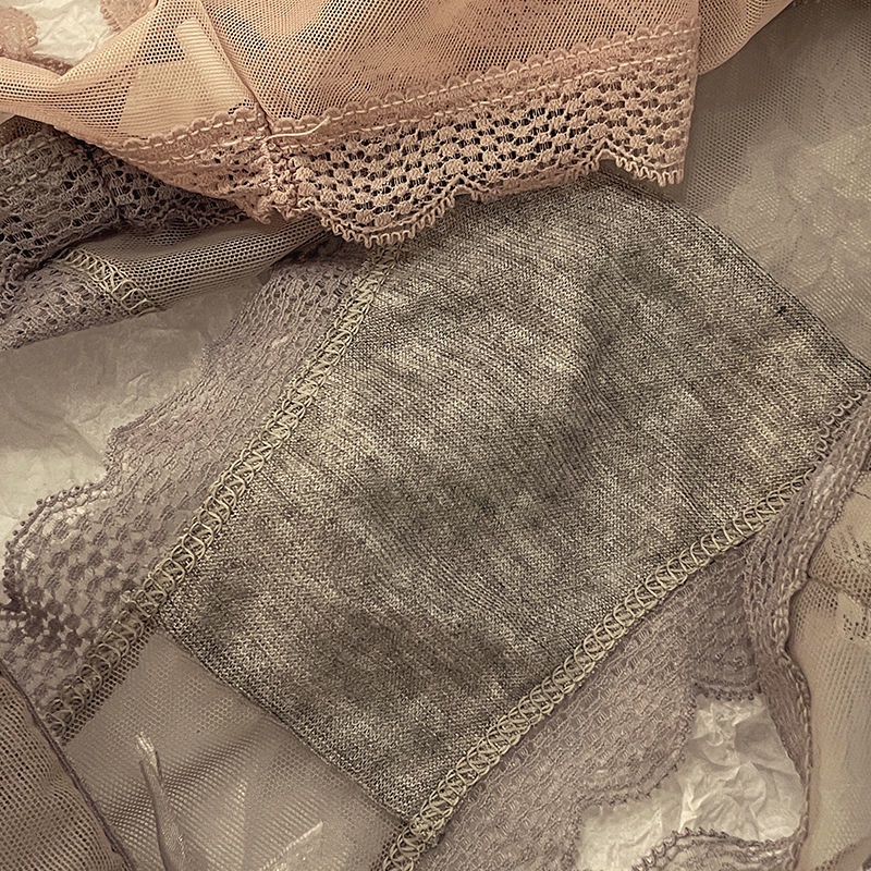 Quần Lót Ren Không Đường May Kháng Khuẩn Nâng Hông Cá Tính Cho Nữ