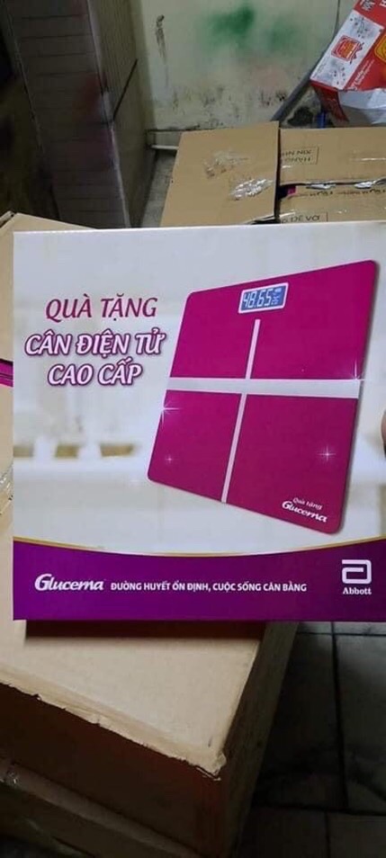 Cân Điện Tử Glucerna, Pediasure loại mới xịn cân được max 180kg