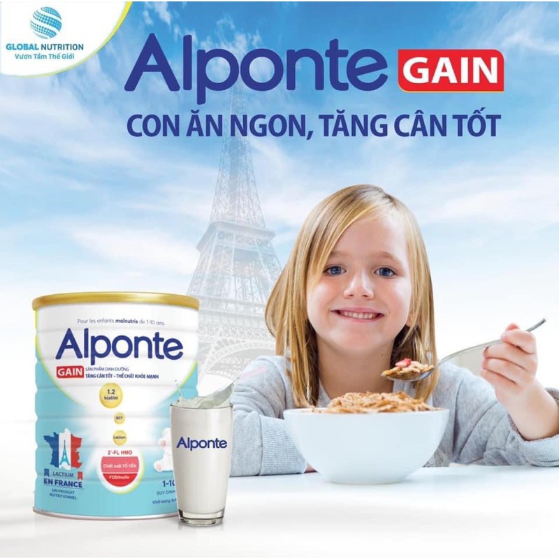 CON ĂN NGON, TĂNG CÂN TỐT ĐÃ CÓ ALPONTE GAIN [ 900gr ]