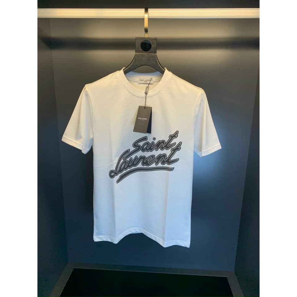 ÁO PHÔNG NAM COTTON YLS SAINT LAURENT 2021[LEANHSHOP]