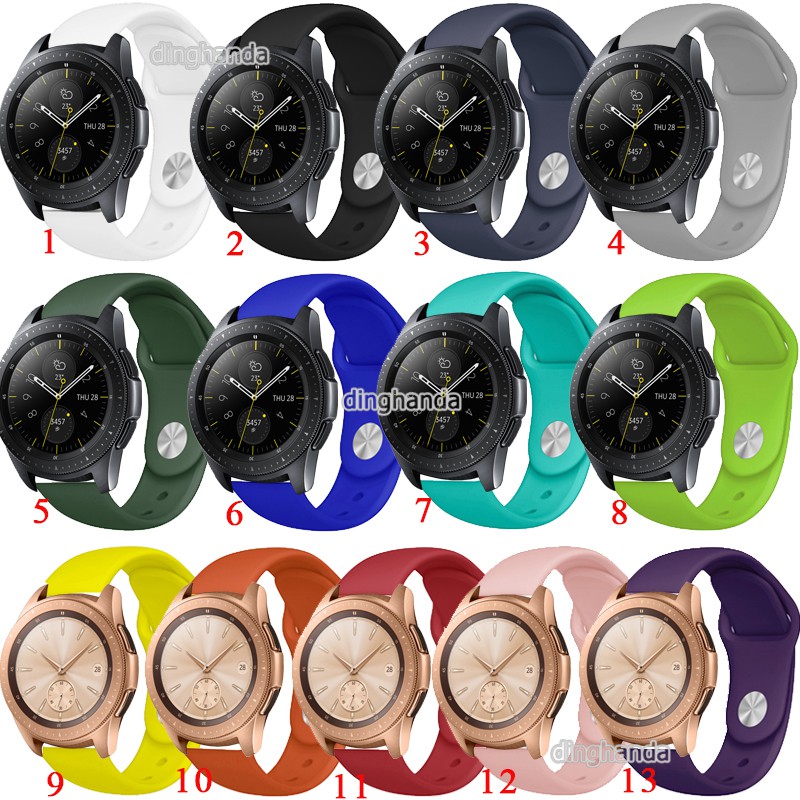 Dây Đeo Silicon Mềm Cho Đồng Hồ Thông Minh Samsung Galaxy Watch 42Mm 46mm