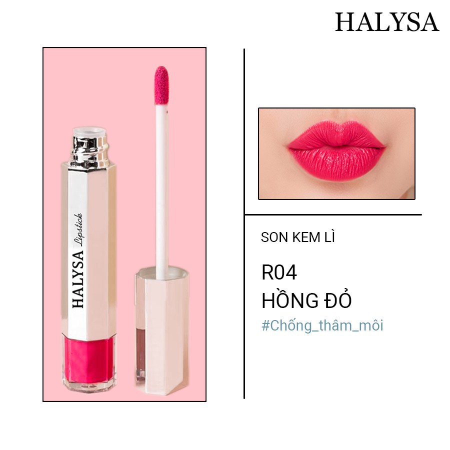 [Chính hãng] Son Kem Lì Halysa – Son chống thâm môi cao cấp halysa.cosmetic | BigBuy360 - bigbuy360.vn